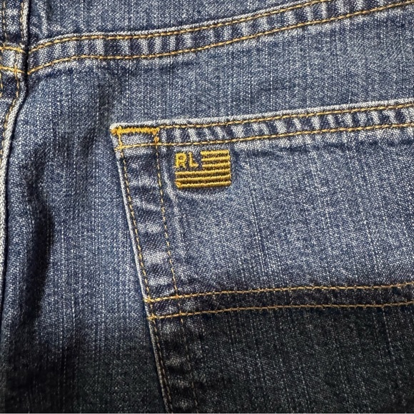 Ralph Lauren Polo Jeans (EUC) Vintage Denim Skirt, Size 12 - Picture 9 of 13